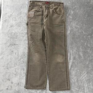 Wrangler Riggs Jeans Mens 32x30 Workwear Carpenter Relaxed Fit Clay Brown